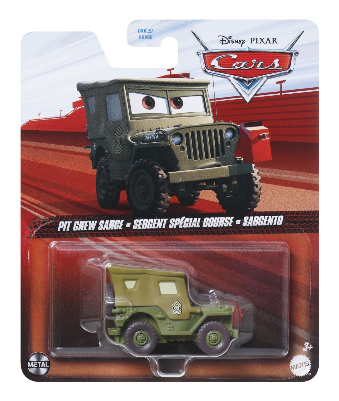 MASINUTA METALICA CARS3 PERSONAJUL BRIAN SPARK Mattel - Pit Crew Sarge [ps:c2bd5d1c-8df5-4731-90d2-fd3d985505f4]