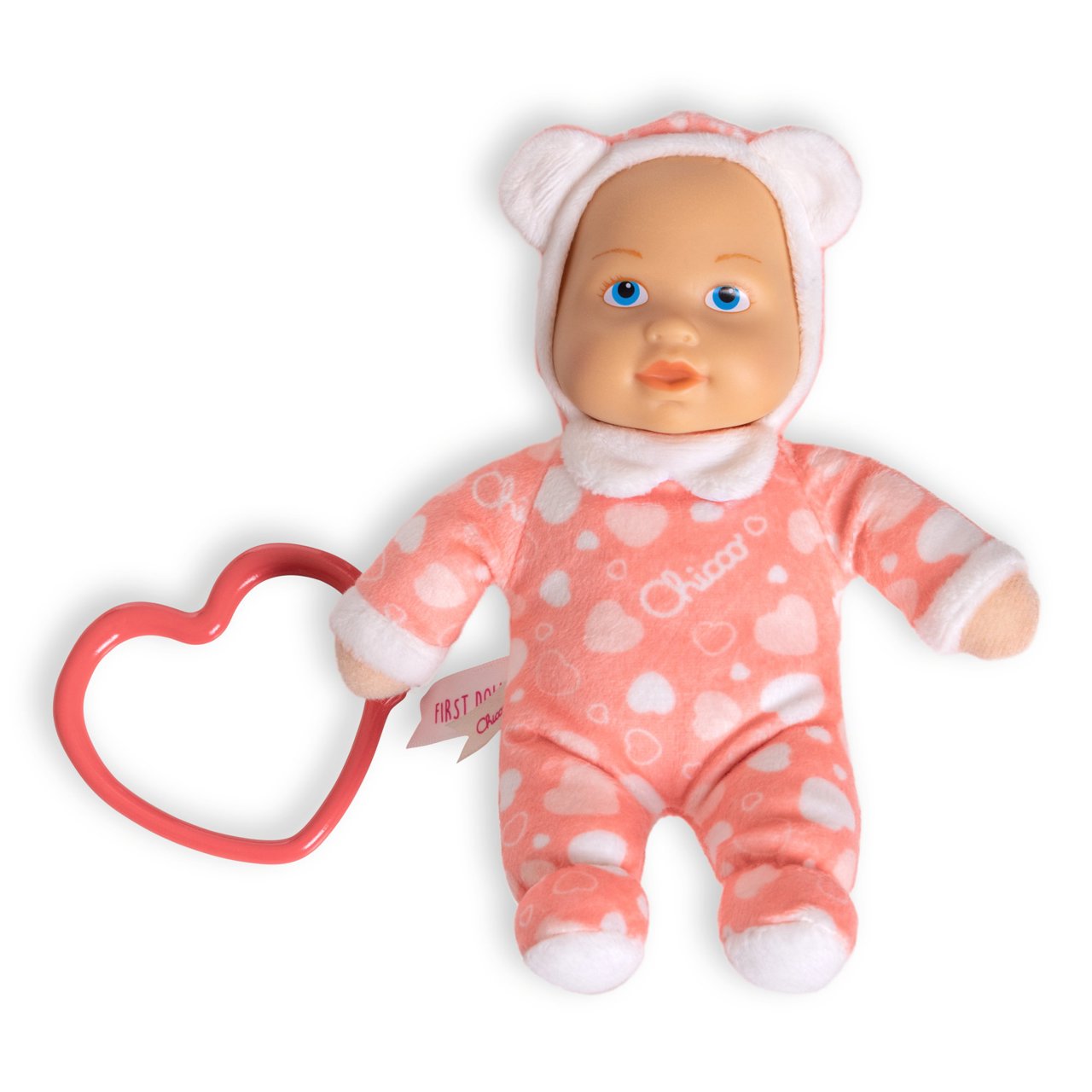 Jucarie copii Chicco Primul meu bebelus, roz cu - Inimioare [ps:c7f987b5-aa55-45c6-8235-ff6613f03fb7]