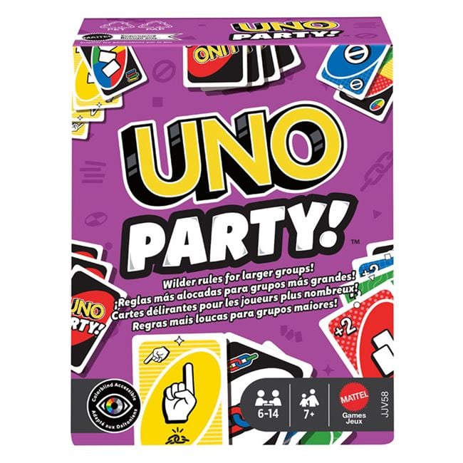 Joc de Societate UNO Party Mattel - Jumbo | Distracție în - Default Title [ps:215f60f8-0f51-4149-962b-7d23ea6f6e39]