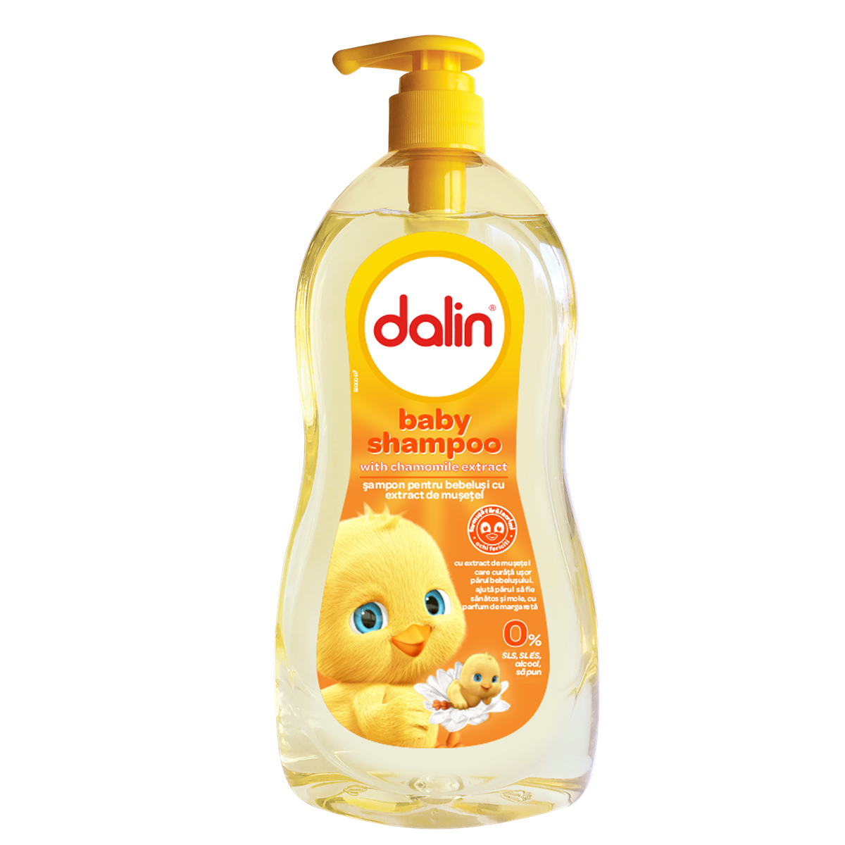 DALIN Baby, sampon, cu musetel, 700 ml [ps:90e643cc-583d-4d65-86cd-ccb317ac3941]