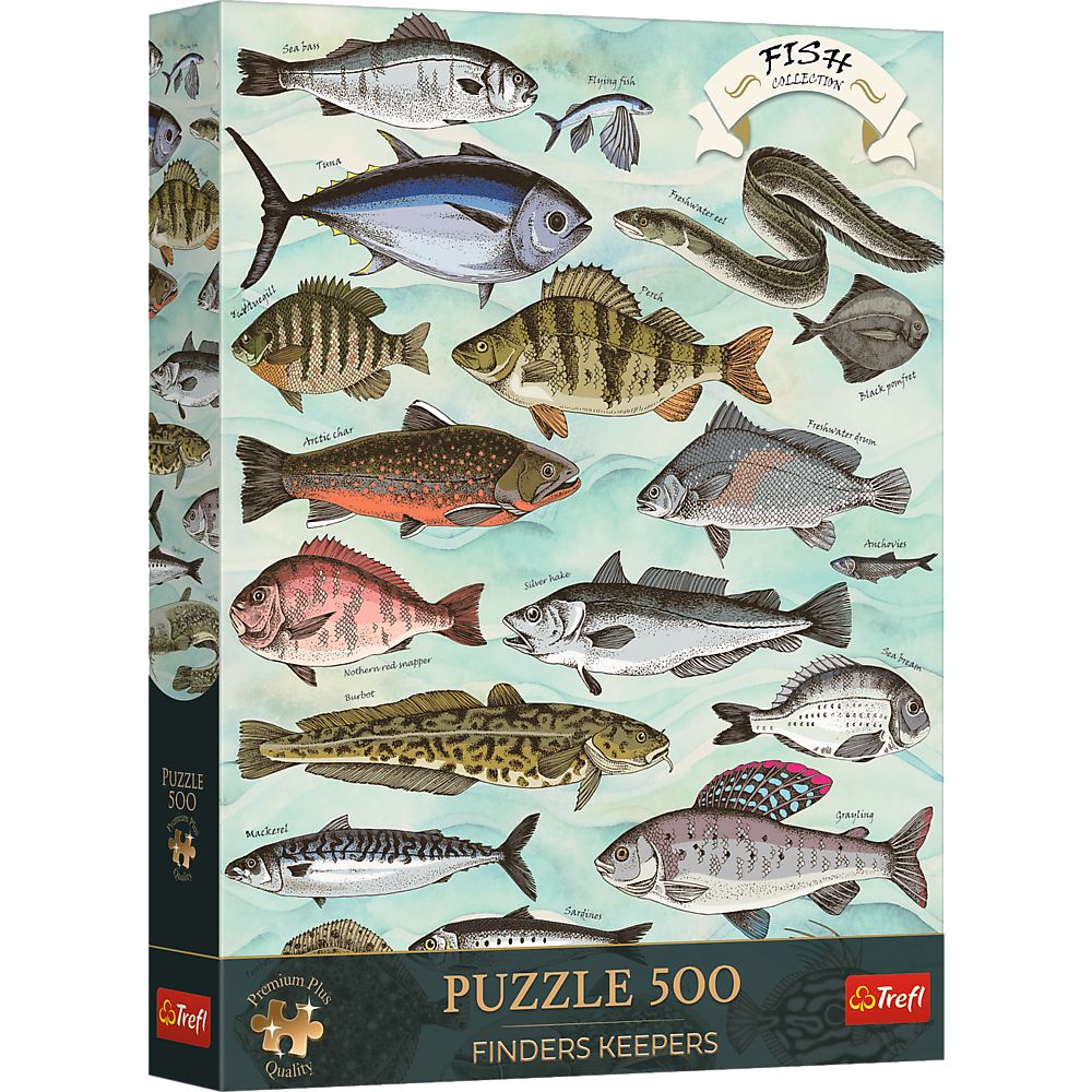 Puzzle Trefl 500 Premium Plus Finders Keepers Pești - Default Title [ps:0bfdcc06-0dd5-468b-81da-67997fa34707]