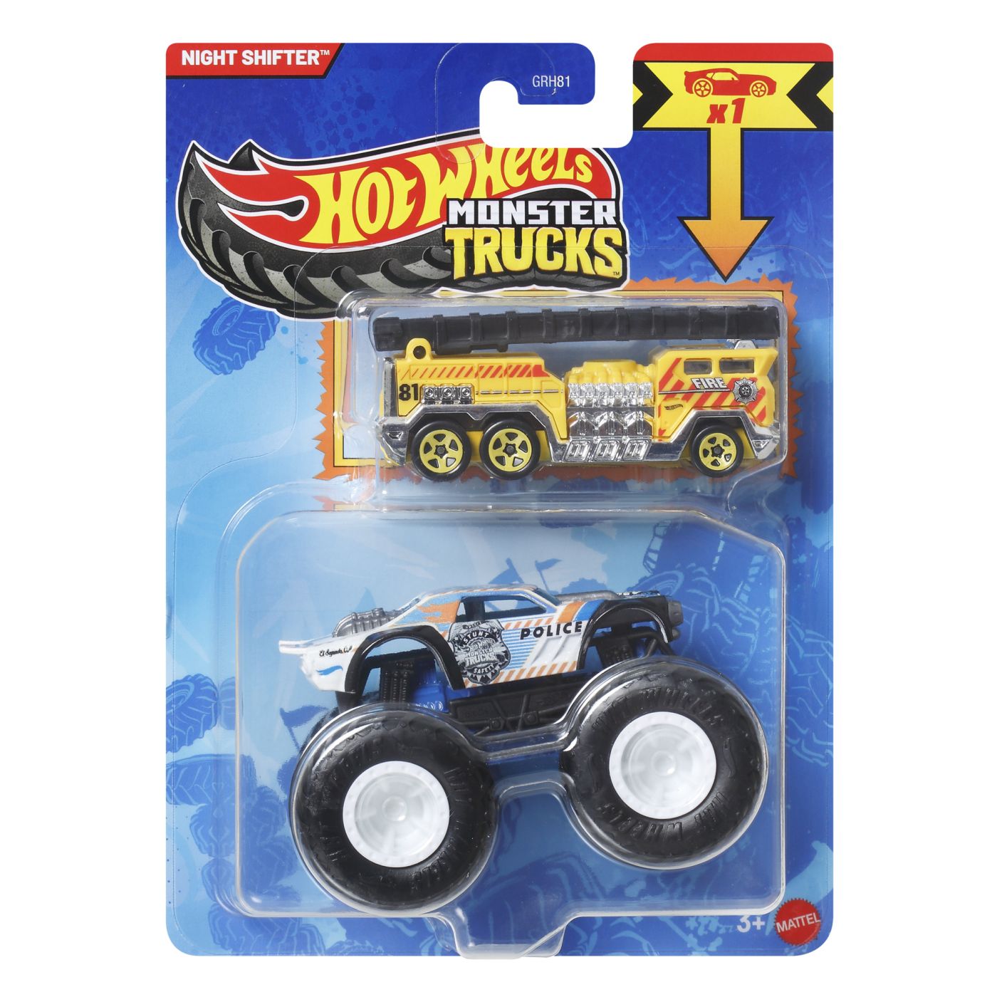 Hot Wheels Monster Truck și Mașinuță Night Shifter Police - Default Title [ps:b28737b6-9eae-4b90-832e-18c3b2bc9d0c]