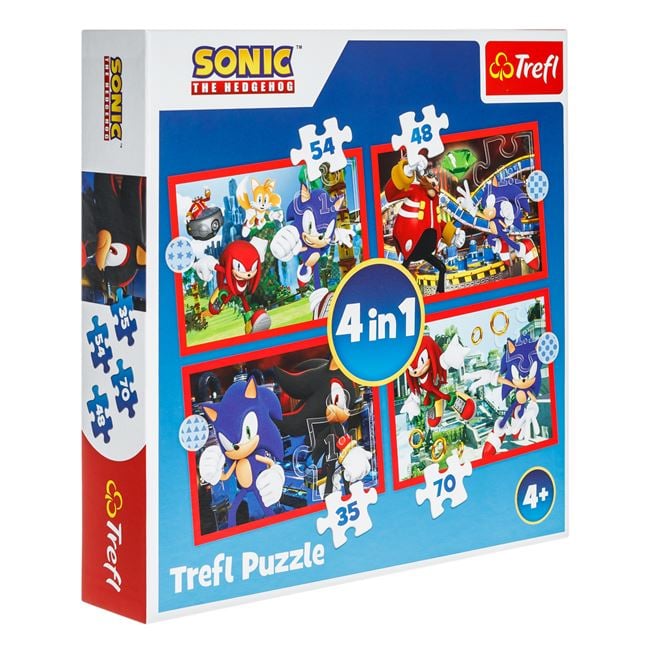 Puzzle Sonic The Hedgehog 4 in 1 Trefl - Set Jucării Jumbo - Default Title [ps:4554247f-63ea-4525-9ce3-f99b77616e82]