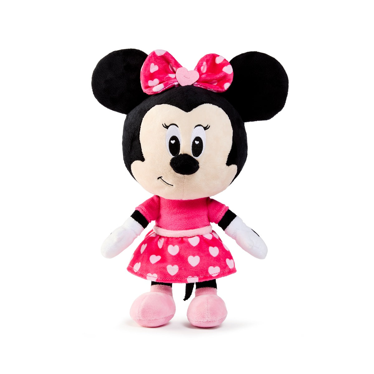 DISNEY Minnie, jucarie de plus, cu inimioare, 24 cm [ps:13a80846-4413-4a62-ae29-666188ba7aa3]