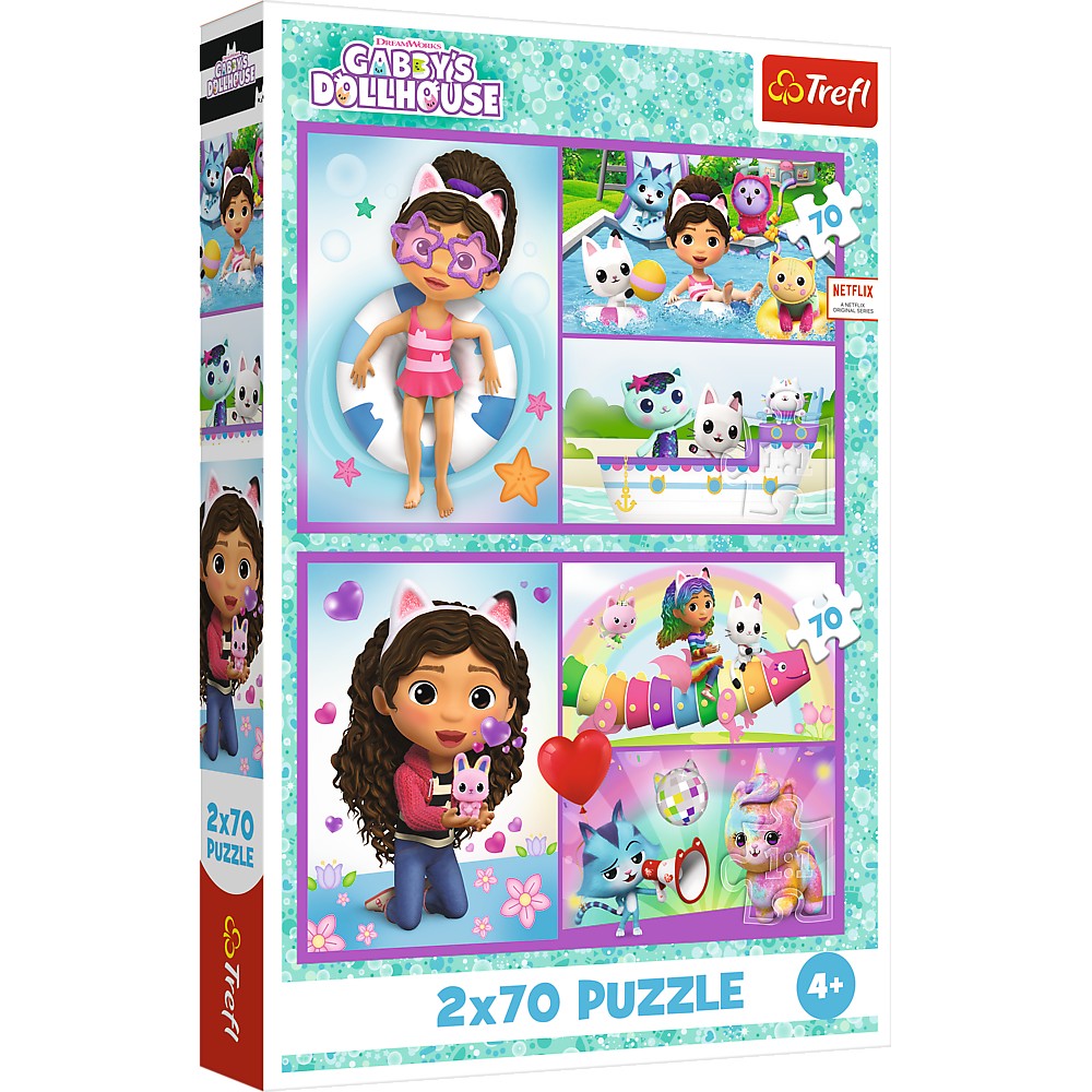 PUZZLE TREFL 2X70 GABBYS DOLLHOUSE AVENTURILE LUI GABBY - Default Title [ps:54e63aed-dc4f-4076-97d8-cc88e15d0bd9]