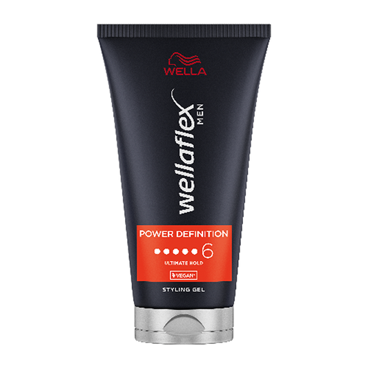 WELLAFLEX Men Power Definition, gel de par, cu fixare Ultimate, Fixare 6/6, 150 ml [ps:a788ee37-384b-4bfc-bc2f-7d9b11341d41]