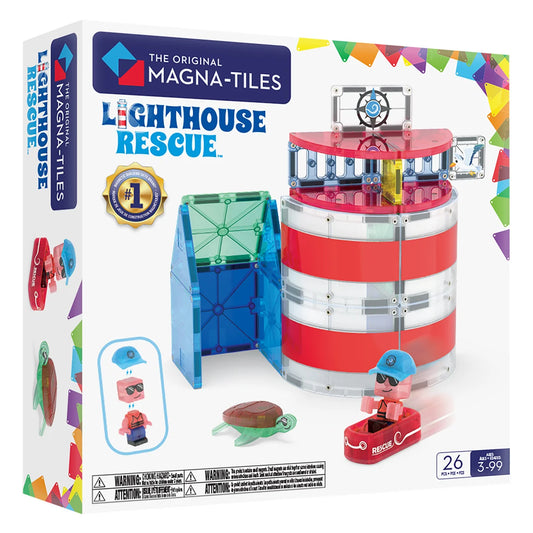 MAGNA-TILES Lighthouse Rescue - Set Magnetic de Construcție - Default Title [ps:889c9e91-e1c1-4fe3-82aa-e35ed291dadd]