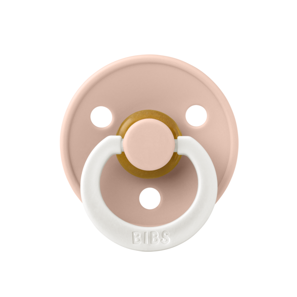 Suzetă BIBS Colour Glow Latex, Rotundă, 18m+ - Blush - Default Title [ps:8cc8f49e-951f-4f5d-ae8c-3351d7e3c128]