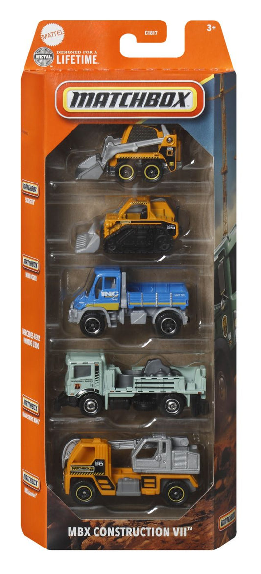 Set 5 Mașinuțe Metalice Matchbox Construction VII, 1:64 - Default Title [ps:bbb5d053-4518-4ae7-a664-8637b4912a7b]