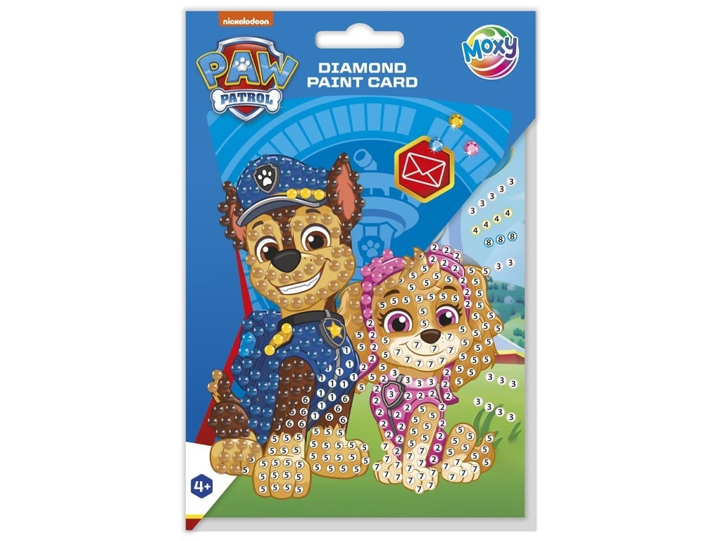 Set Diamond Paint Felicitări Paw Patrol Moxy - DIY Copii - Default Title [ps:dccf8817-134e-4367-a5d8-3417fd3398bd]