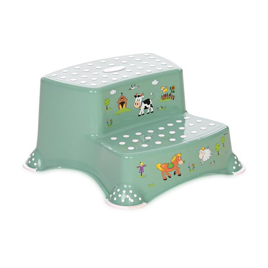 Inaltator Baie Dublu Antiderapant Lorelli Rainbow White - verde nordic [ps:074549a9-9b44-49d6-8421-bdb430d9e440]