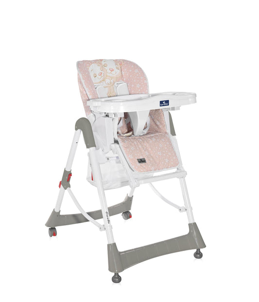Scaun de Masă Lorelli Gusto, Reglabil, Satin Pink Hug - Roz [ps:a0951a74-bea4-4456-a6d9-dc2e6bf014a9]