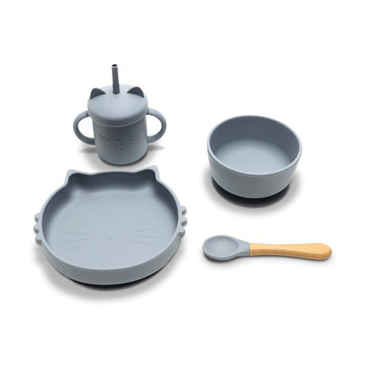 Set Hranire Lorelli Silicon, 4 Piese, Fresh Green, 6 luni+ - Grey [ps:d21a6bd4-a0e0-466d-9bdc-e303dd367e69]