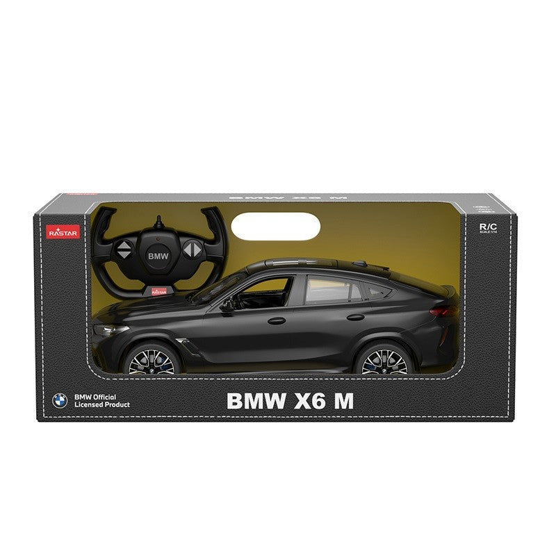 MASINA CU TELECOMANDA BMW X6 M NEGRU SCARA 1 LA 14 Rastar - Negru [ps:1838cbf1-642c-4b50-8063-1ed4fd0e5688]