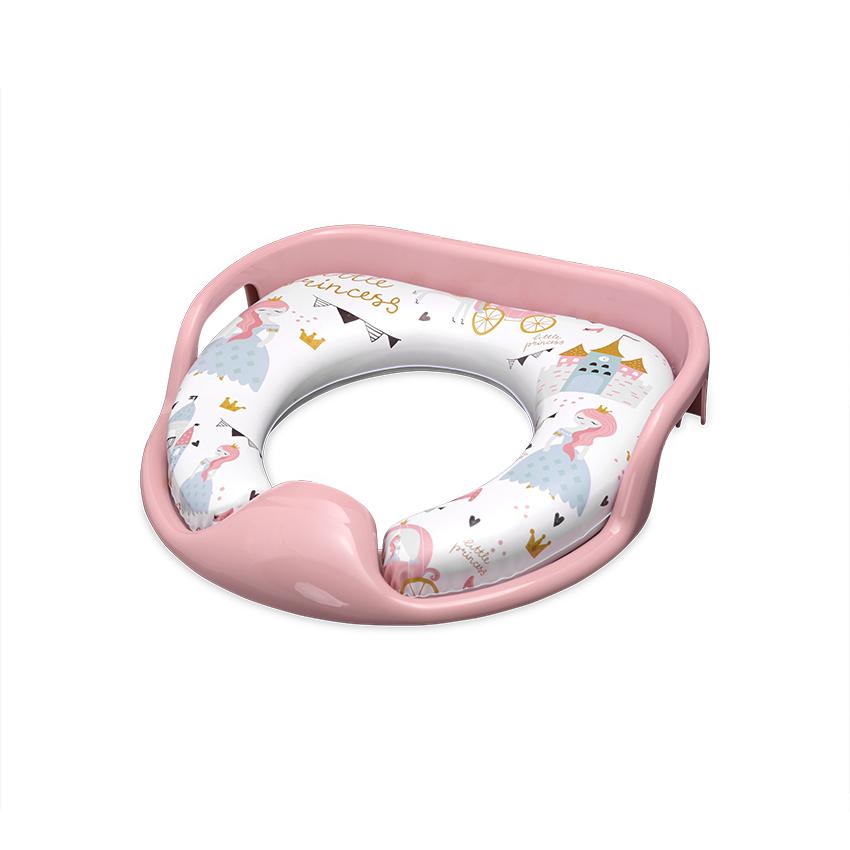 Reductor Toaletă Moale Lorelli, Universal, Animals Grey - Pink Princess [ps:7c8f0148-2e7a-44e7-a699-e73f84cd2fdc]