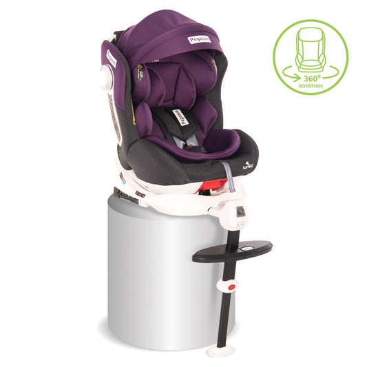 Scaun Auto Lorelli Pegasus, Isofix, Rotativ 360°, Red & - Gri/Violet [ps:e1a0f3ef-e983-43d6-9830-3443cc17e38f]