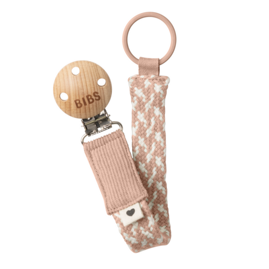 Lantișor Clip Suzetă BIBS, Sand/Ivory - Accesoriu Practic - Blush/Ivory [ps:a7dda5af-730b-4b36-93a5-67d48b92b5d5]
