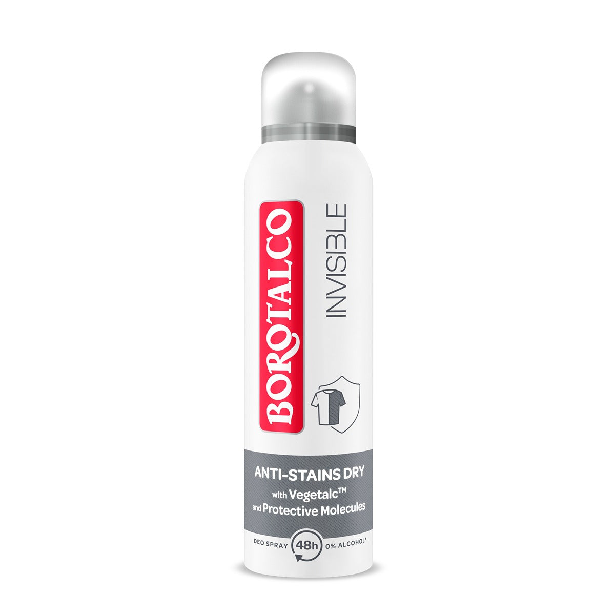 BOROTALCO Invisible Grey, Antiperspirant, spray, 150 ml [ps:b10238d1-122e-4c2c-9007-3a1931c3bd71]