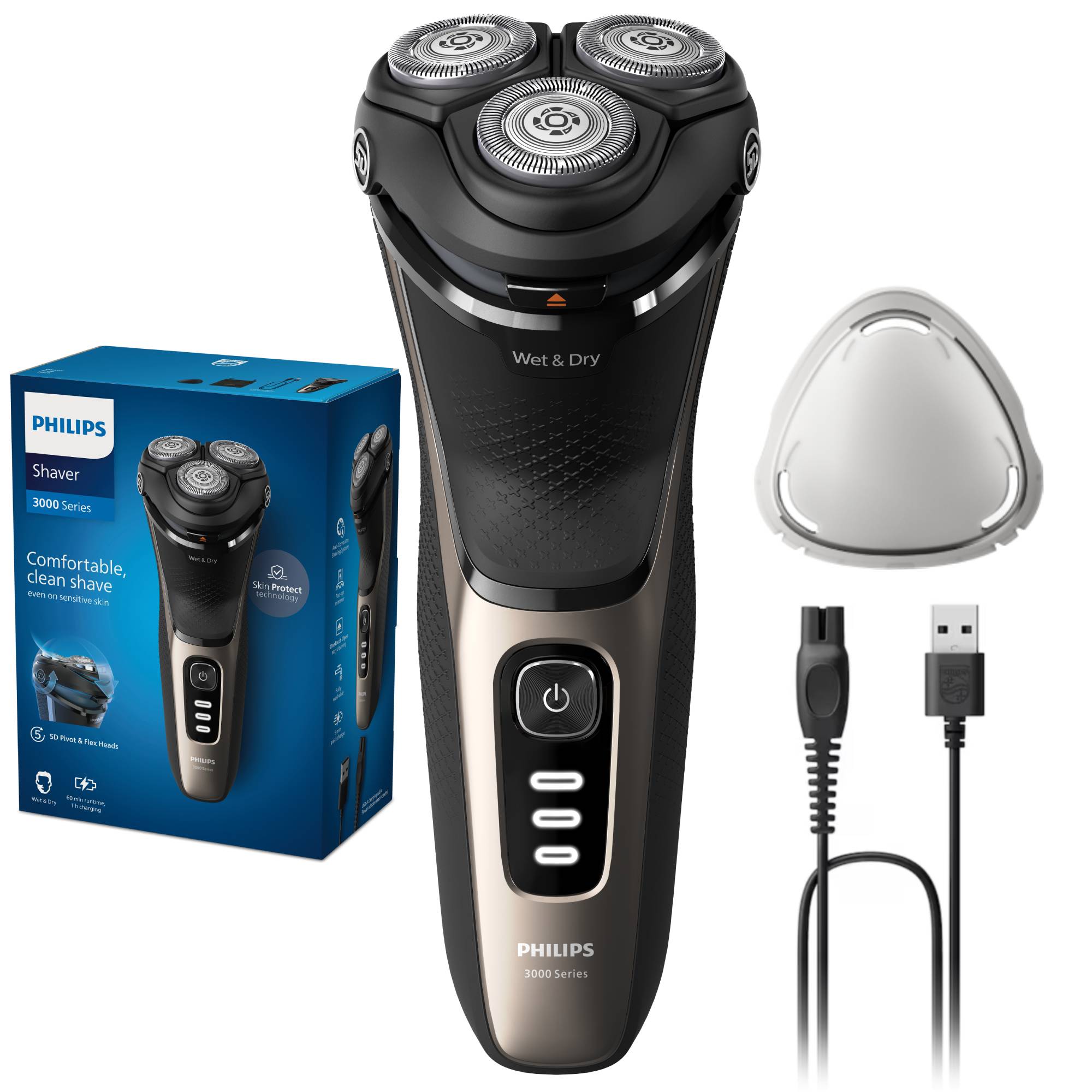 S3242/12 Aparat de ras electric umed si uscat Philips - Default Title [ps:34aded54-c1b0-4822-ae00-bf2f2c787f5d]