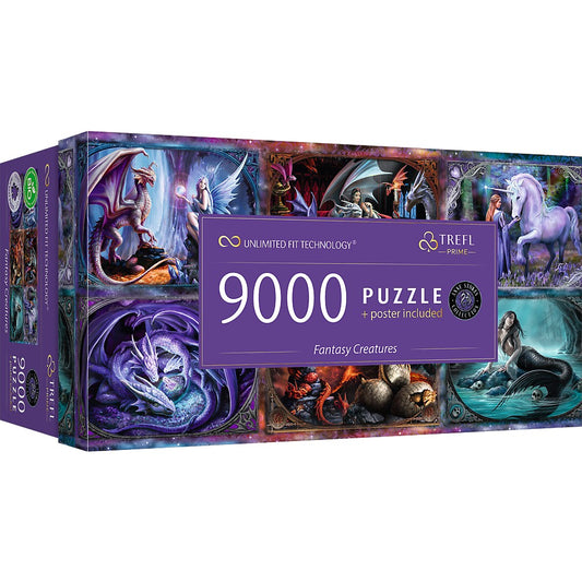 PUZZLE TREFL UFT 9000 ANNE STOKES COLLECTIONS CREATURI - Default Title [ps:e35bd971-c67e-4004-9cb0-b972695a64df]