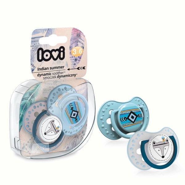 Lovi Suzeta Silicon Dynamic 3-6M 2 Pcs Indian Summer Baiat - 22/856Boy [ps:839c6baf-6054-474f-b5de-2fd72a6ef029]