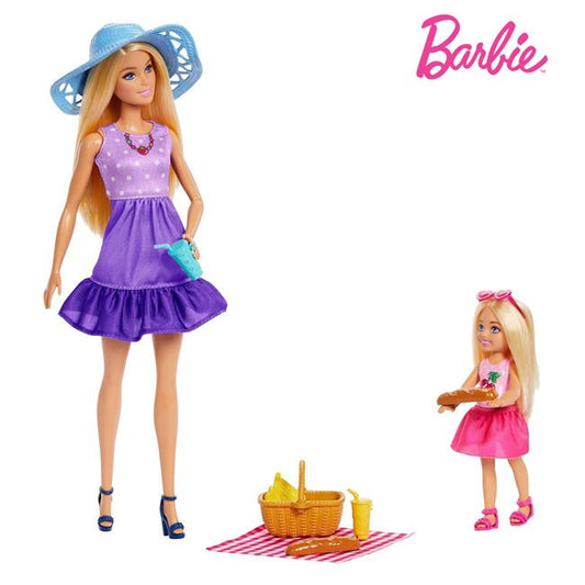 Papusa Barbie & Chelsea la Picnic - Mattel | Jumbo - Default Title [ps:22470b77-fff4-4e41-9d22-263289f85a66]