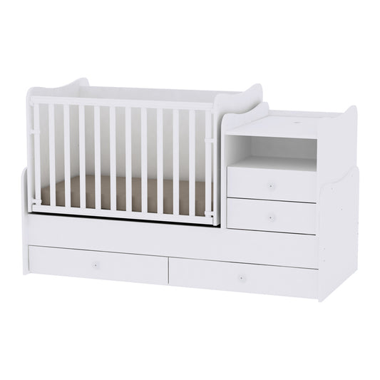 Mobilier Combo Lorelli White & Artwood - Set Multifuncțional - Alb [ps:39fdbfd8-6946-4e1b-b1a2-f2eb29a5fc98]