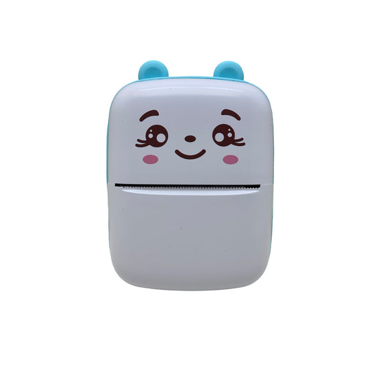 Mini Imprimanta Foto Portabila Flippy, Model Ursulet - Alb/Albastru [ps:1366fe96-0862-4f96-ac1b-b1cd67f1fedf]