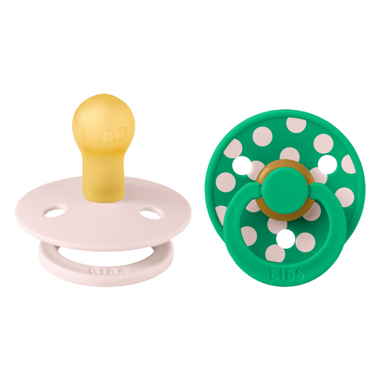 Set 2 Suzete BIBS Colour Studio Polka Dots, 0 luni+ | - Petal/Cactus [ps:e732ce8a-6c08-41a8-82de-e5e58460bfee]