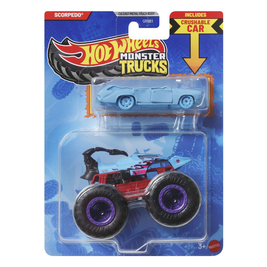 Hot Wheels Monster Truck și Mașinuță Scorpedo Albastru - Default Title [ps:f4beade6-f7dc-4fdd-a00d-3b056e1b968d]