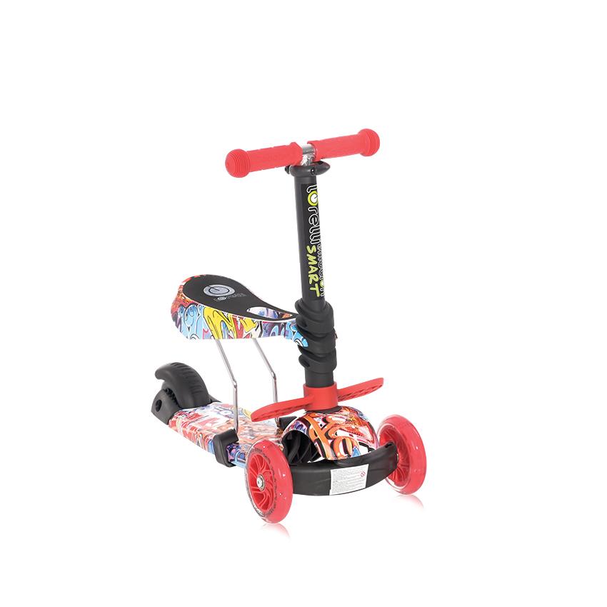 Trotinetă Copii Smart Red Black - Lorelli Junior - Red Black [ps:de79b4fb-4e6b-44fa-878b-df4dadd50c91]