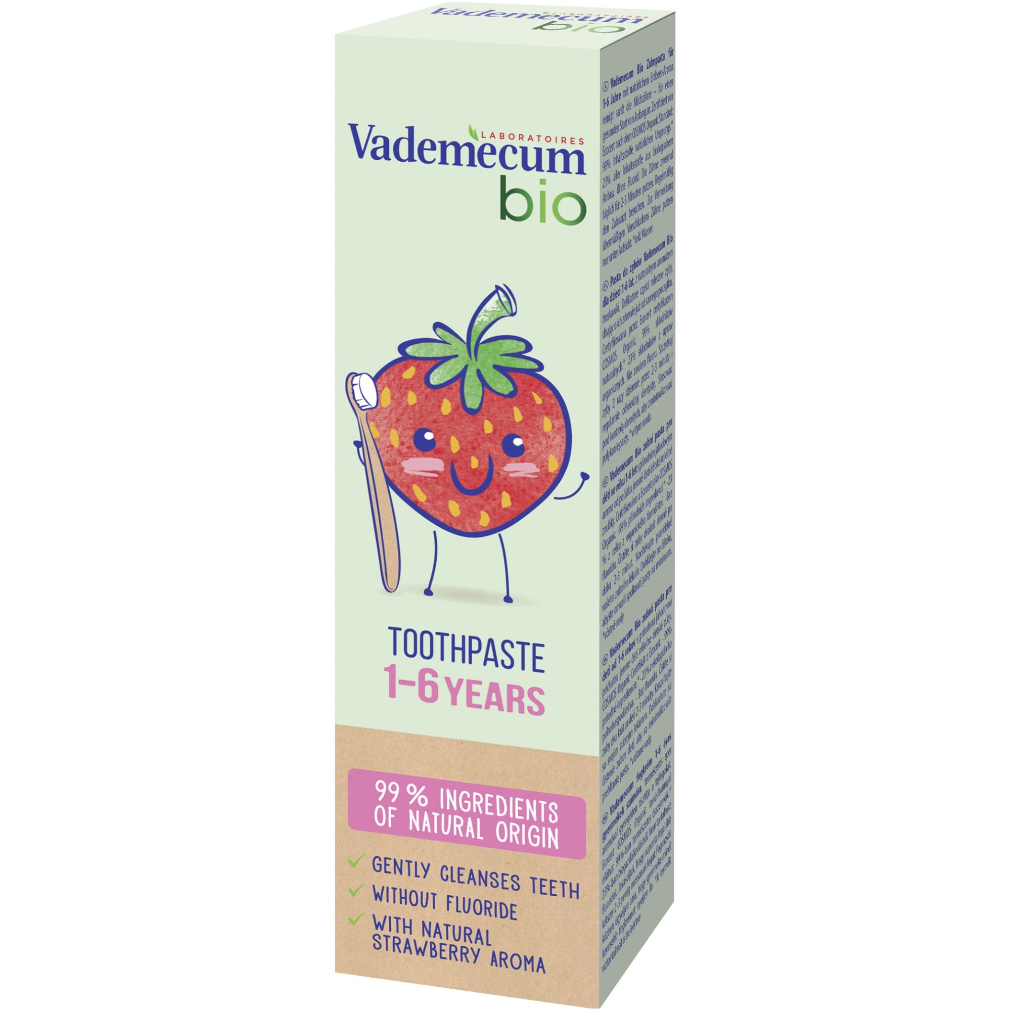 PASTA DE DINTI BIO COPII CAPSUNI 50ML VADEMECUM - Capsuni [ps:c0a3333d-b753-40f3-9303-977a5457f0da]