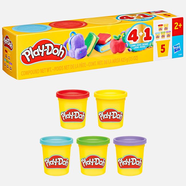 Set Plastilina Play-Doh Back To School 4+1 - Hasbro Jumbo - Default Title [ps:c7dce63c-e85d-44d4-a387-92b0104d7b19]