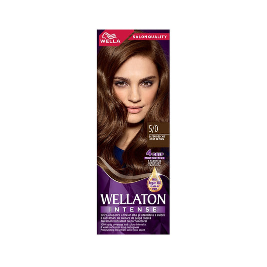 WELLATON Intense, vopsea de par, nuanta saten deschis, nr 5/0 [ps:85ef6de6-9ae5-477a-8388-dbe5538ce2c6]