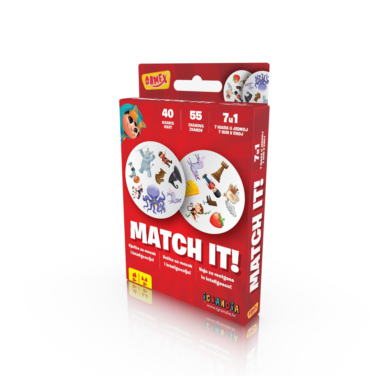 INTERAKTIVNA ZABAVA Gamex Match It, carti de joc [ps:020900fa-d913-473b-a6be-240ccecd7b6a]