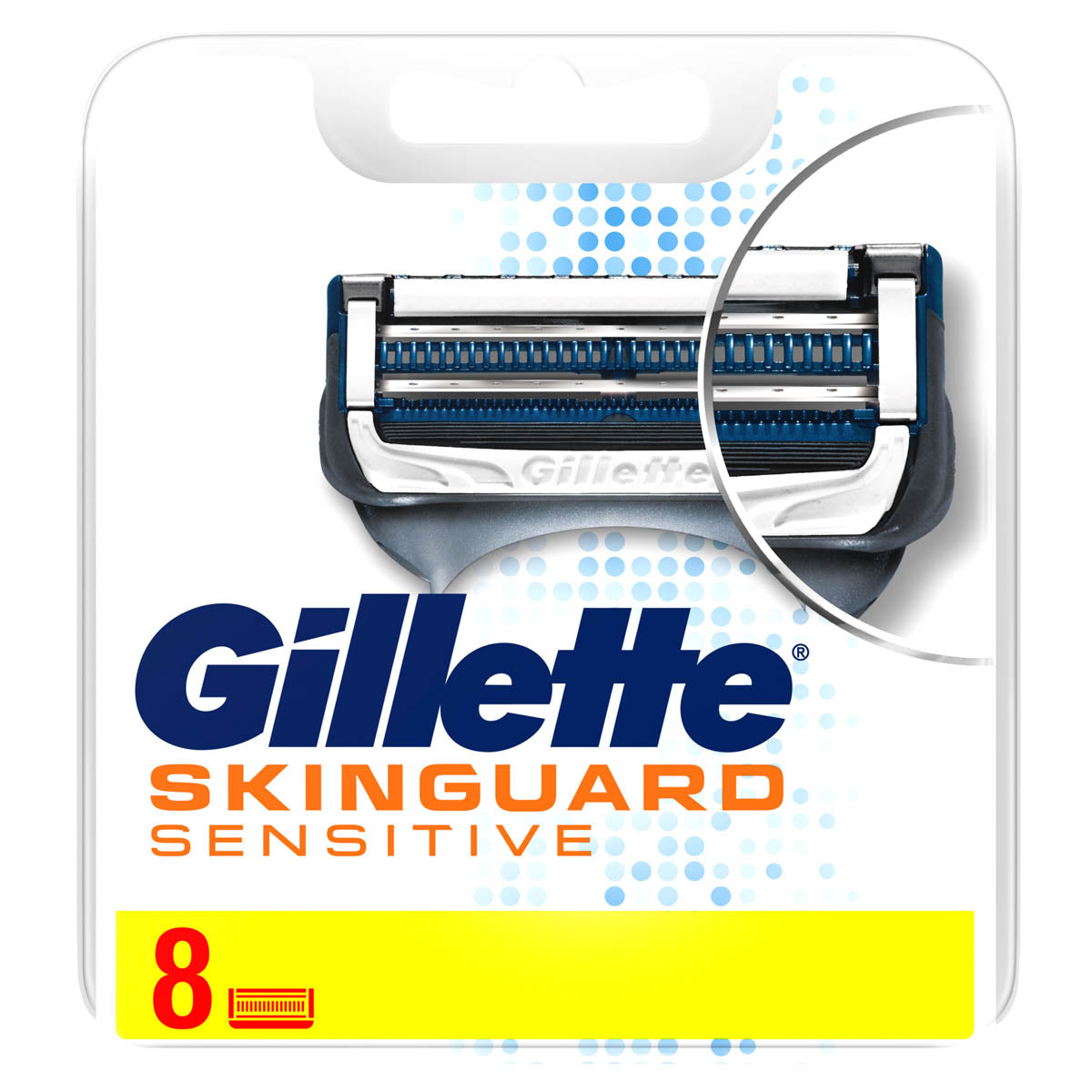 GILLETTE Skinguard Sensitive, rezerva aparat de ras, 8 buc [ps:0cc9767d-e2dd-4d98-90de-7d66524f0e45]