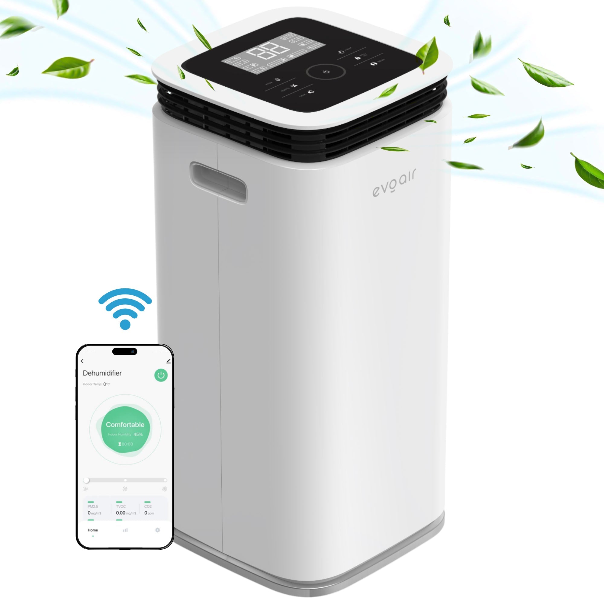 Dezumidificator evoair, FlexiDry 22 Smart, 22l/24h Senzor de Umiditate - Default Title [ps:2dc788d3-219a-4566-a5de-b882e2764b09]