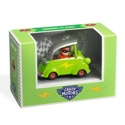Masina Green Flash, Colectia Crazy Motors, Djeco [ps:e1bf6030-0376-4c68-b0a8-6c1dfd2e6aba]