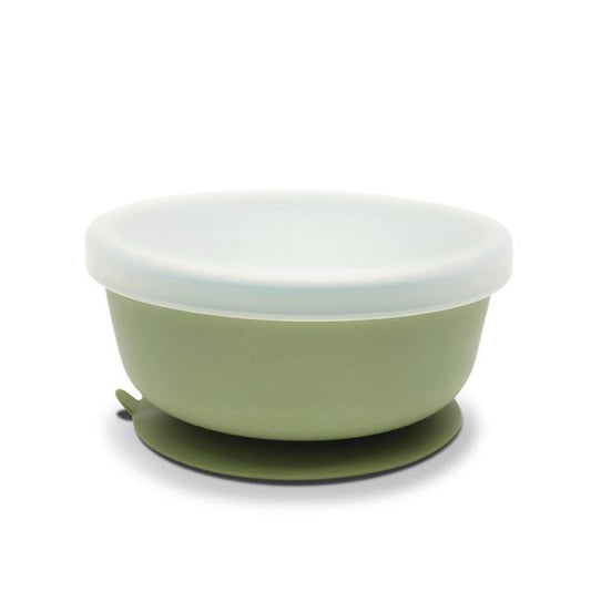 Bol Hranire Silicon cu Ventuză și Capac Lorelli, Fresh Green - Fresh Green [ps:172ac5d3-a103-440b-87fa-56c2dcd22908]