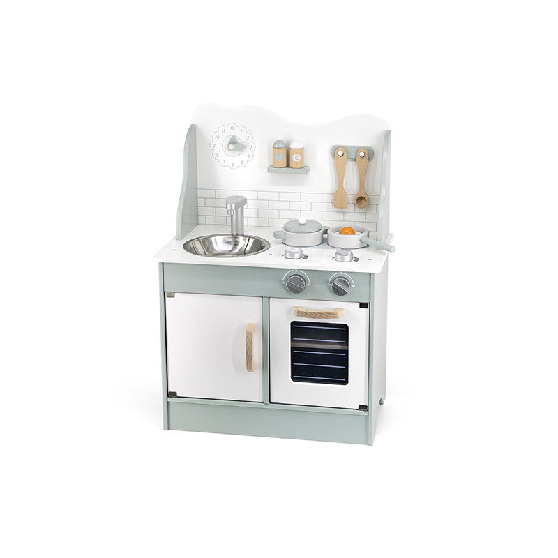 Bucatarie verde din lemn cu accesorii, PolarB, Viga [ps:a3f0bcda-054f-4b5e-b453-46b903b9772d]