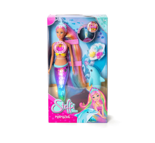 Papusa Steffi Sirena cu Coada Curcubeu si Delfin - Simba - Default Title [ps:61b586aa-ab8a-493d-bada-778945e486d1]