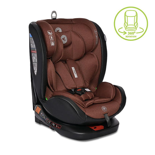 Scaun Auto Lorelli Ares i-Size, Rotativ, 0-12 ani, Pink - Ginger/Black [ps:d581bc22-e8ca-4cec-be91-5df768fceec6]