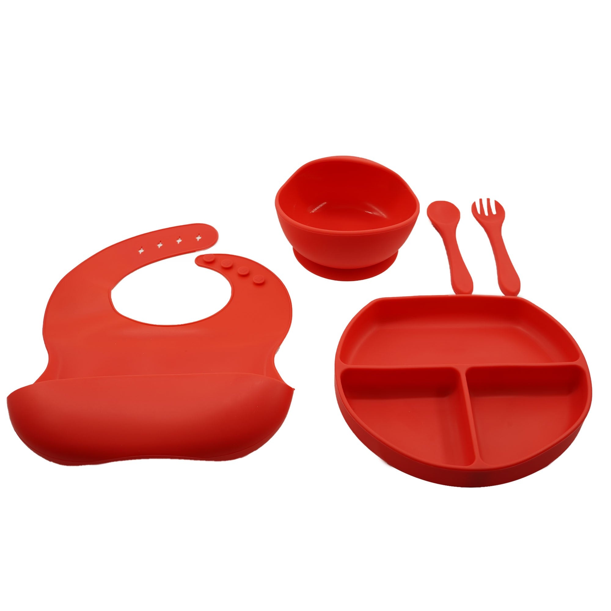 Set Diversificare Silicon Flippy 5 Piese, Galben - Roșu [ps:628ee173-0733-40d9-99ab-d5c2e79810a9]