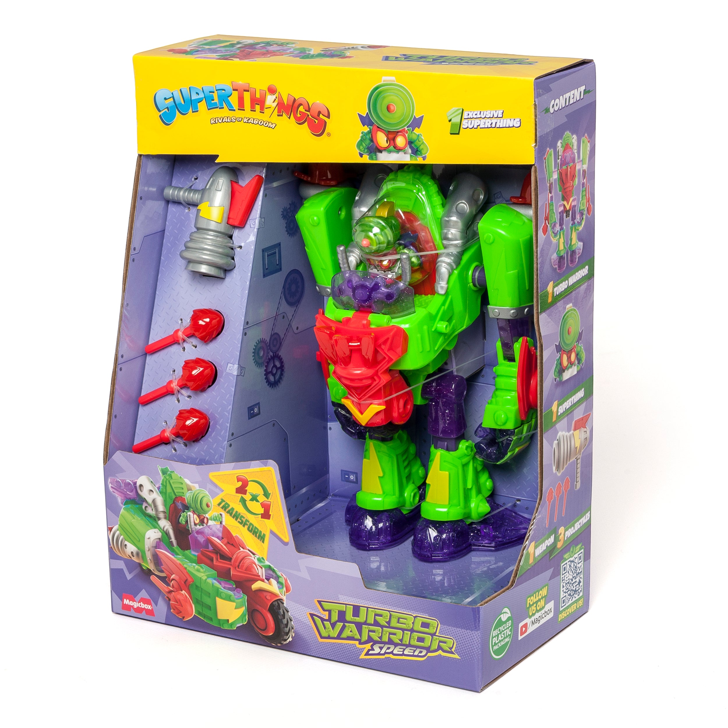 SUPERTHINGS 1 model, figurine, Turbo Warrior Speed [ps:4044499a-874f-4873-b238-e550dcb04a06]