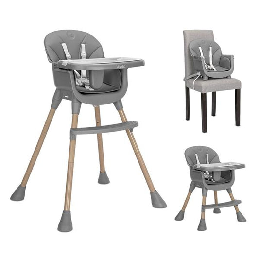 Scaun Masa Lorelli Vanilla 3 in 1, Beige, 6 luni - 6 ani - Grey [ps:714443f3-c4db-42ef-bdd6-1b4a118bfc63]
