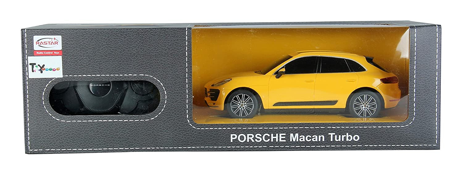 MASINA CU TELECOMANDA PORSCHE MACAN TURBO GALBEN CU - Galben [ps:a24df062-403d-41e0-8fff-f62f8ad8aba7]