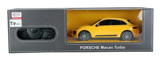 MASINA CU TELECOMANDA PORSCHE MACAN TURBO GALBEN CU - Galben [ps:a24df062-403d-41e0-8fff-f62f8ad8aba7]