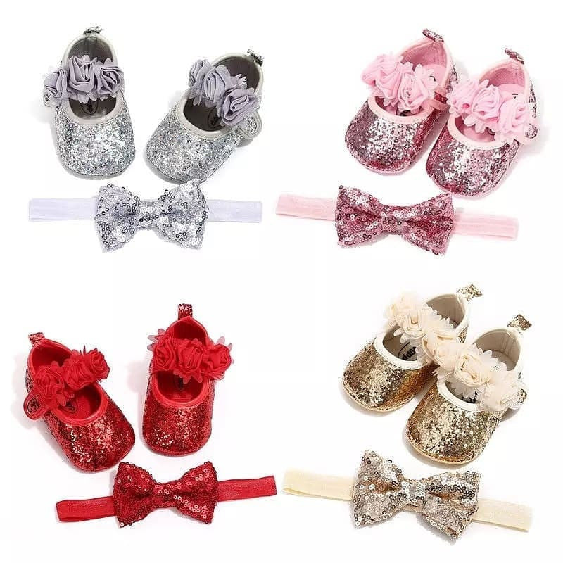 Balerini bebelus cu paiete Drool (Culoare: Roz, Marime: 3) [ps:c4a4017b-751e-4af9-8733-5549897770b4]
