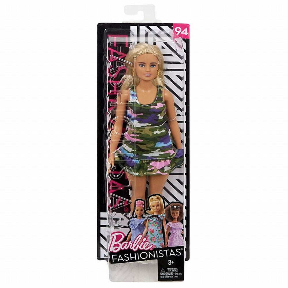 PAPUSA BARBIE FASHIONISTA CU FORME SI SUVITE BLONDE [ps:c1463826-a2fe-48d5-9558-93ea25f58134]