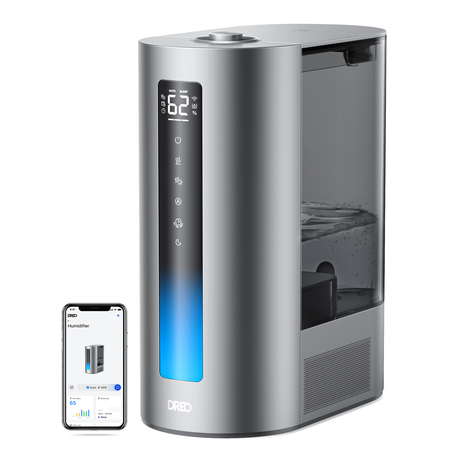 Umidificator Dreo 713S, Smart, WiFi, Rezervor 6L, Capacitate de umidif - Default Title [ps:807eb680-5fa5-4e20-a8b9-cd793944f703]